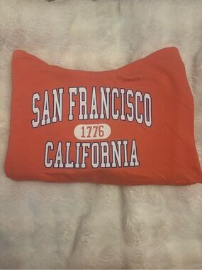 San Francisco California Orange Women's Sweatshirt